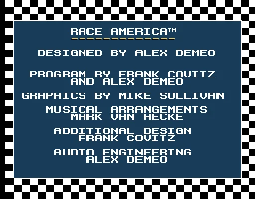 [NES]美国大赛车(美)竞赛