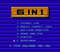 [NES]卡特隆合卡6合1(美)合卡
