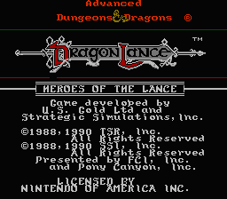 [NES]龙与地下城英雄兰斯(美)