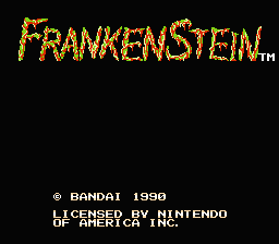 [NES]科学怪人(美)