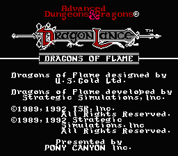 [NES]龙与地下城龙之矛龙的火焰