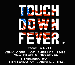 [NES]美式足球达阵狂热(日)