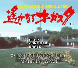 [SFC]新3D高尔夫模拟遥远奥古斯塔