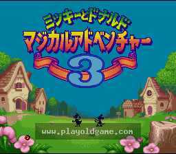 [SFC]米老鼠与唐老鸭的魔法冒险3