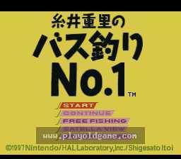 [SFC]系井重里巴斯钓鱼