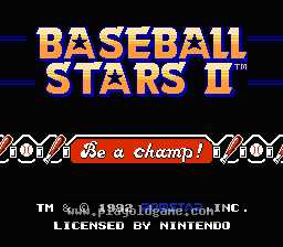 [NES]棒球明星II