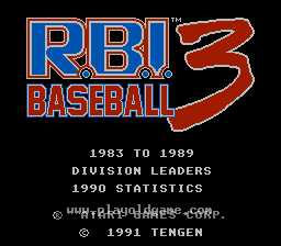 [NES]RBI棒球3