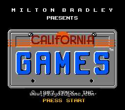 [NES]加州游戏