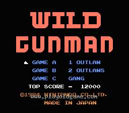 [NES]荒野枪手