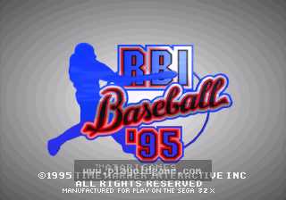 RBI Baseball '95 截图1