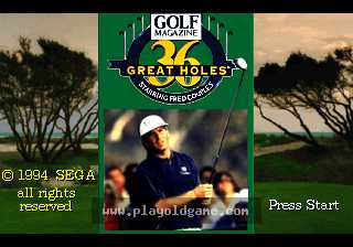 Golf Magazine Presents - 36 Great Holes Starring Fred Couples 截图1