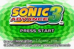 索尼克Advance3完全版汉化 截图2